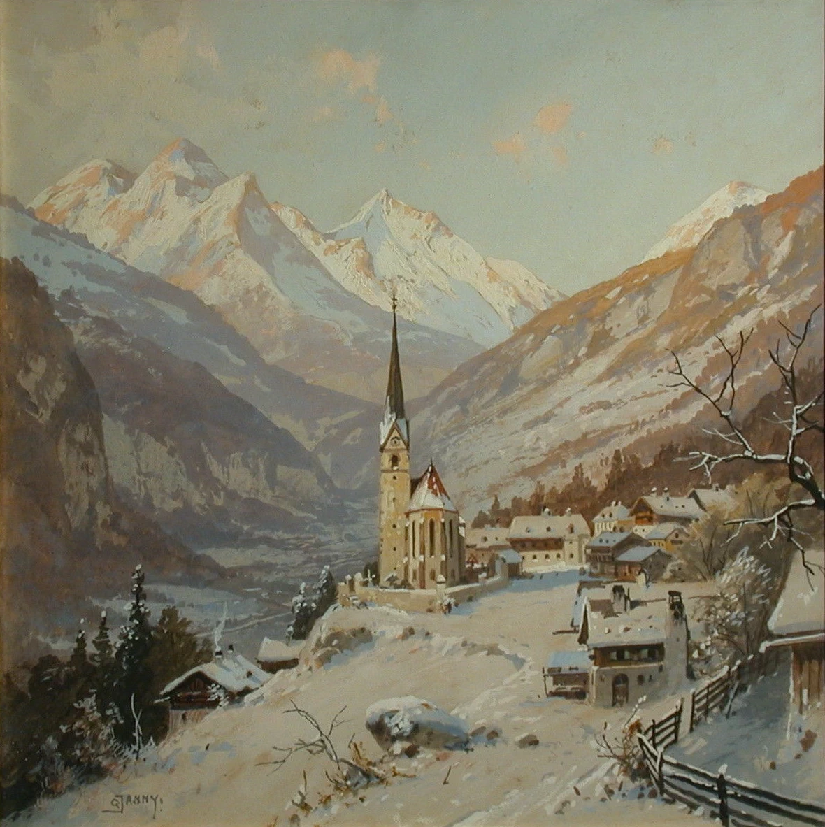 Heiligenblut con vista sul Großglockner
